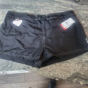 ZEROXPOSUR‎ UPF 30 BLACK SWIM/SPORTS SHORTS SIZE 16